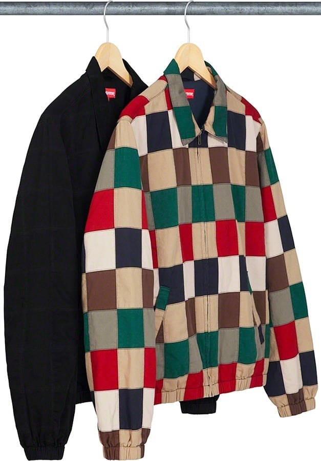 Patchwork Harrington Jacket